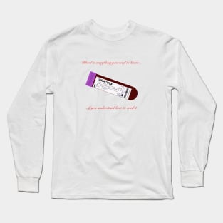 Dracula -Claes Bang (Blood Sample) Long Sleeve T-Shirt